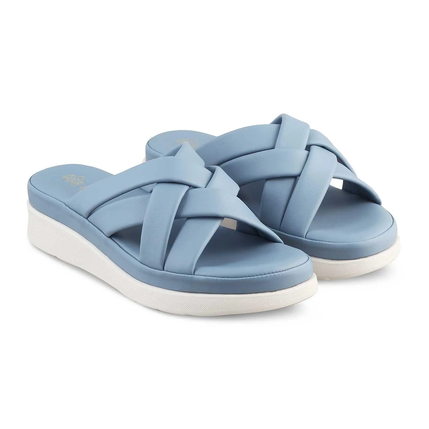 The Bree Blue Women's Casual Wedges Tresmode