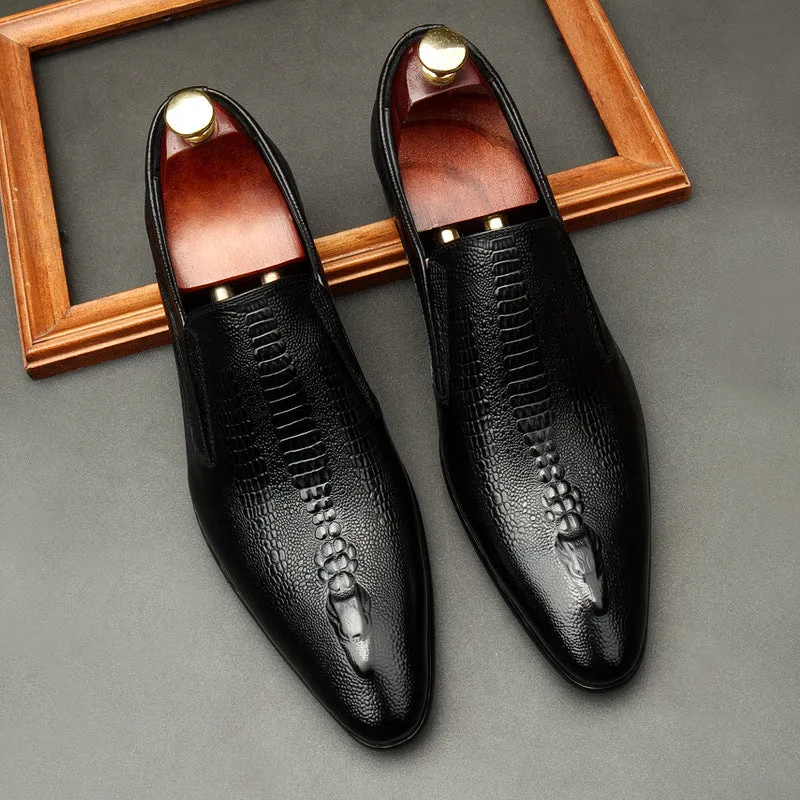 The Scudo - Genuine Leather Loafers For Men. Unique design