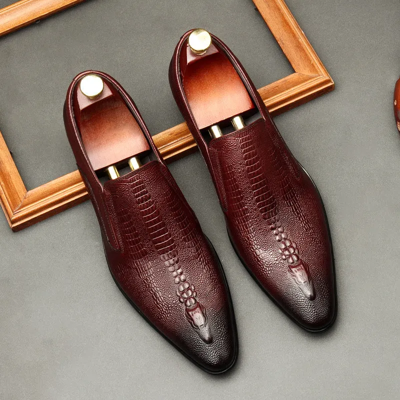 The Scudo - Genuine Leather Loafers For Men. Unique design