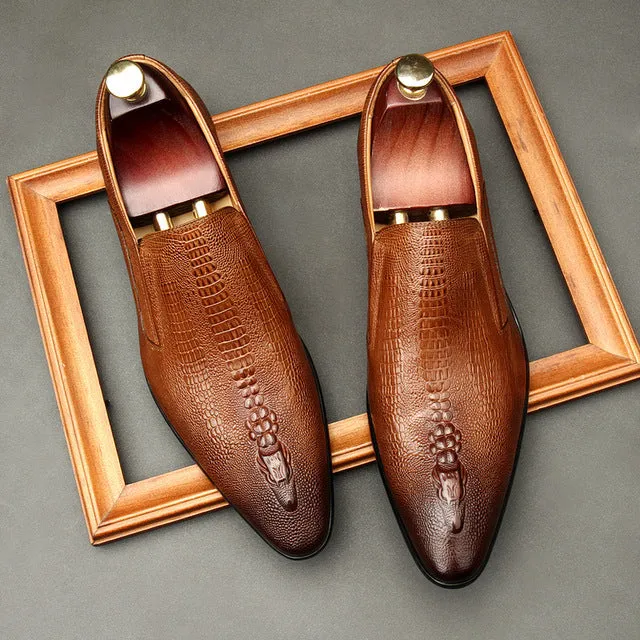 The Scudo - Genuine Leather Loafers For Men. Unique design