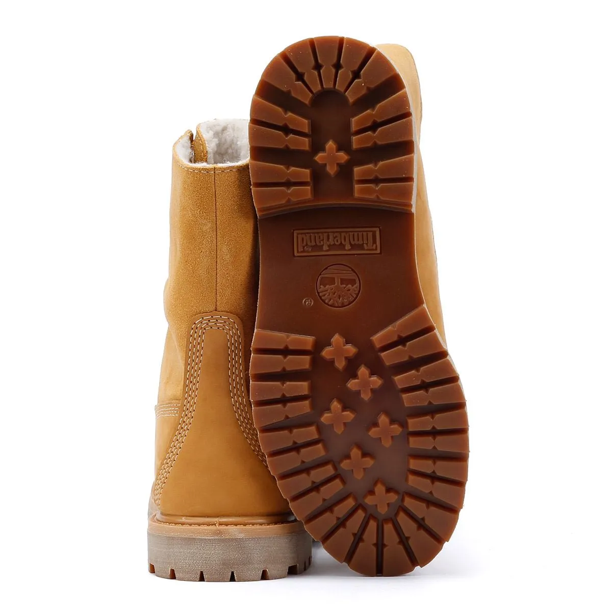 Timberland Warm Lined Waterproof Leather Women's Wheat Boots