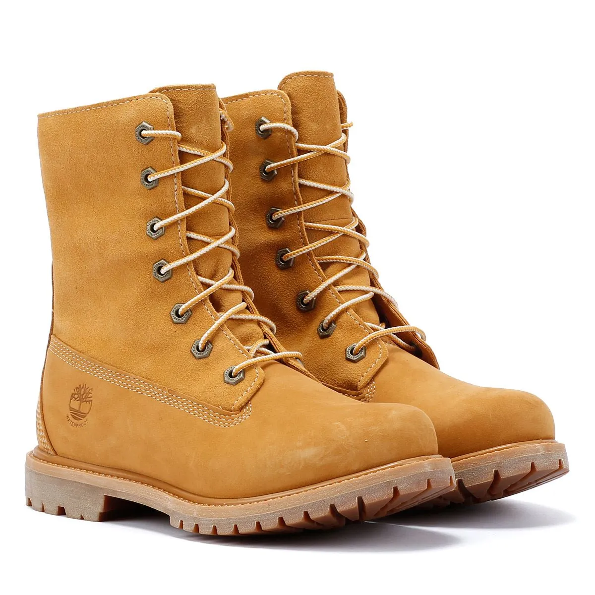 Timberland Warm Lined Waterproof Leather Women's Wheat Boots