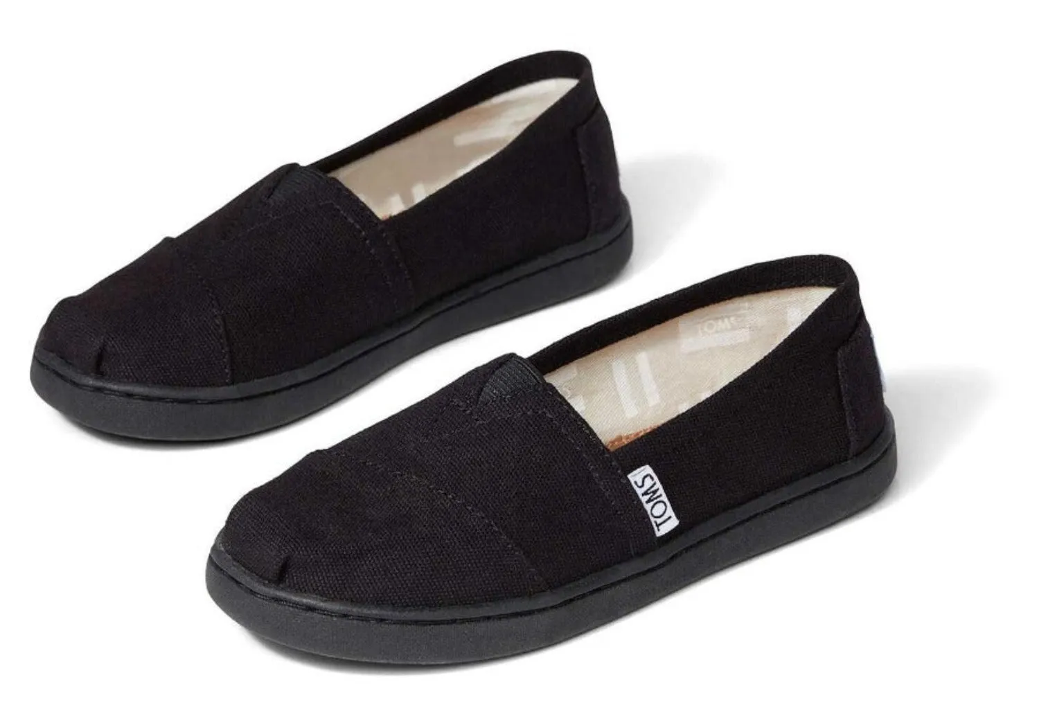 Toms Slip On Kids Shoe | black