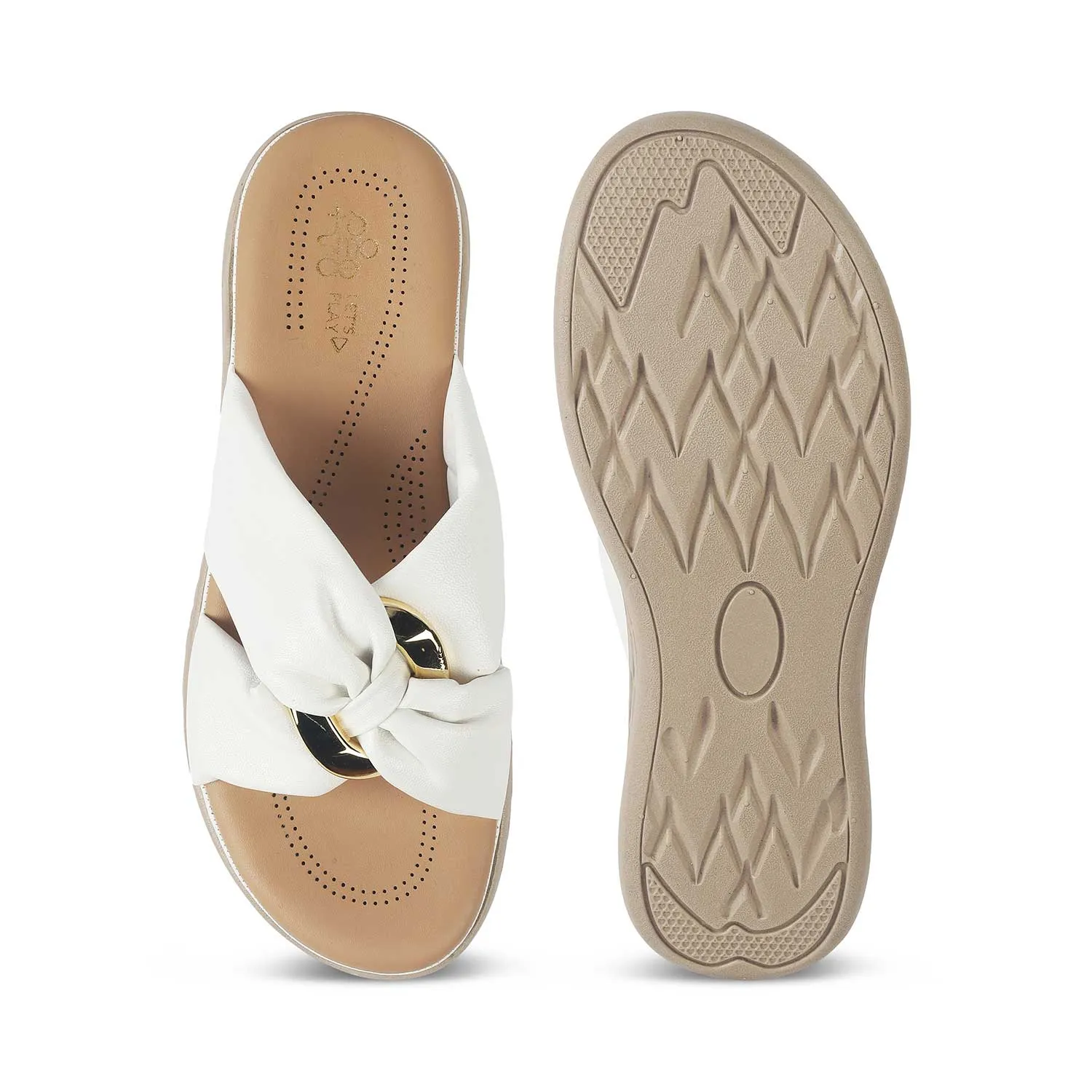 Tresmode Has White Women's Casual Wedge Sandals