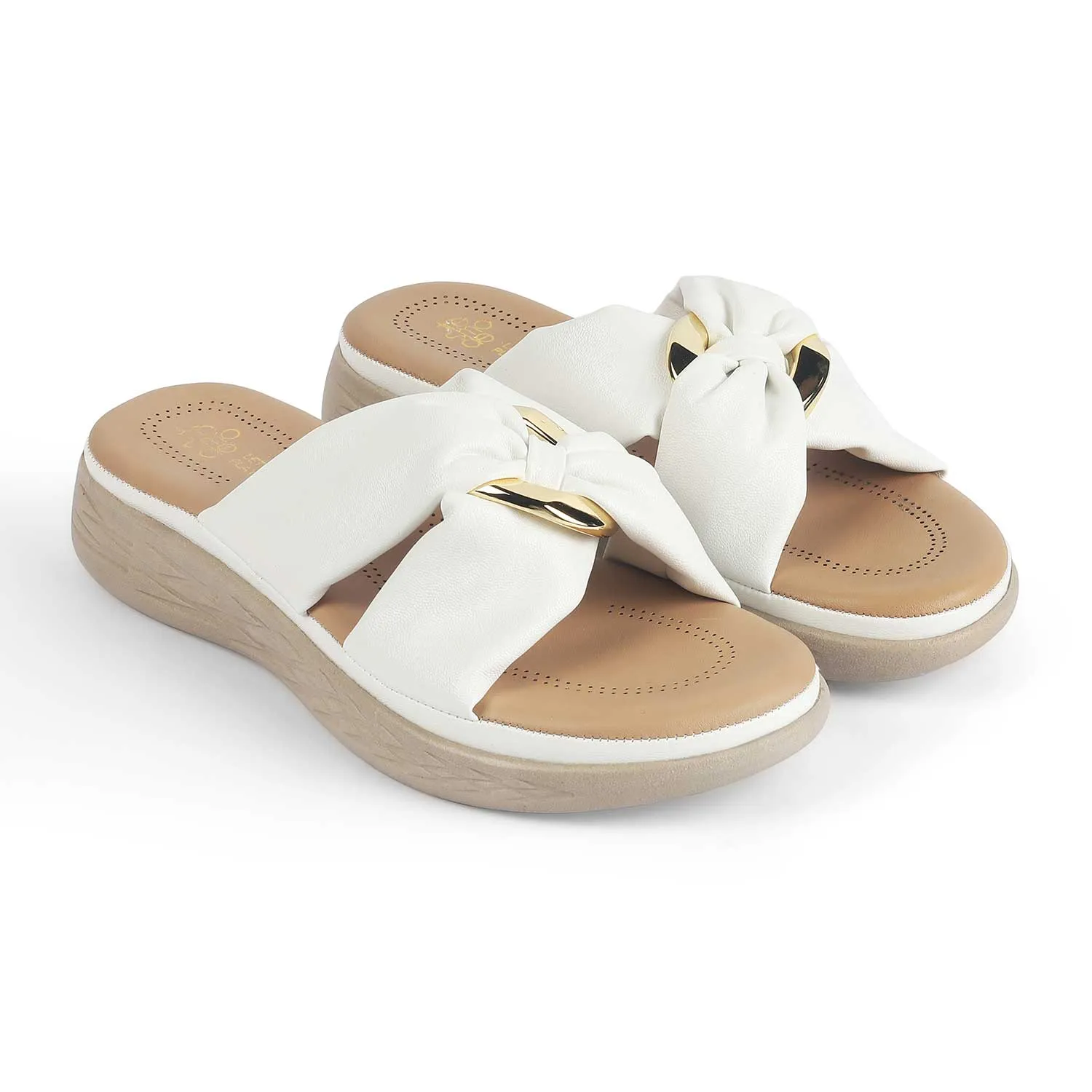 Tresmode Has White Women's Casual Wedge Sandals