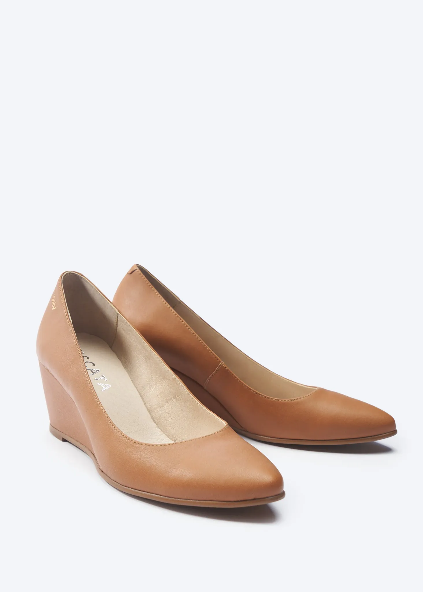 Verona Leather Wedges