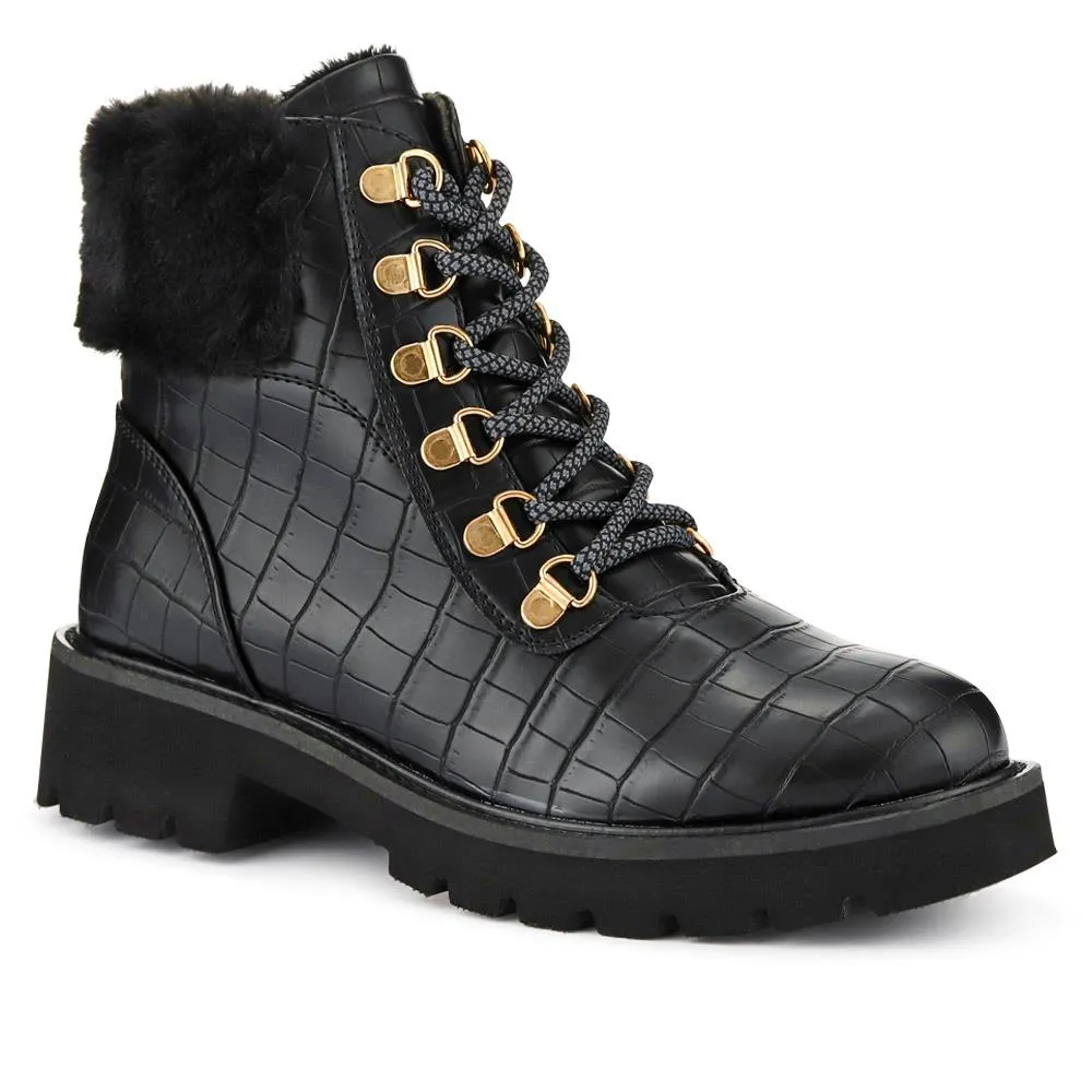 Warm Dual-Fasten Ankle Boots - WBINS40237 / 326 516