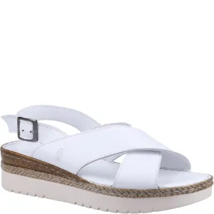 White Saphira Crossover Wedges