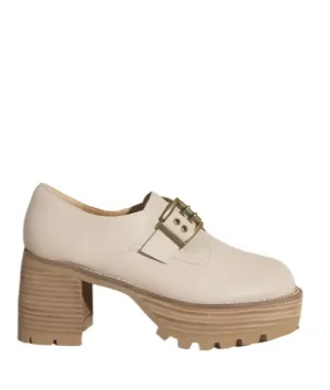 Womens Shoes Style No. Sarah - Buckled Platform Loafers